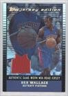 2002-03 Topps Jersey Edition Black #JEBW - Ben Wallace R/99
