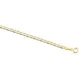 14K Yellow Gold Anchor Chain - 24 inches