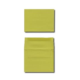 A1 Invitation Envelope - 70# Golden Green - Basis Text (3 5/8 x 5 1/8) (25)
