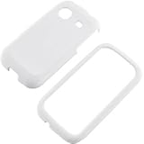 White Rubberized Protector Case for Samsung Trender M380