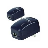 Asoka Pluglink 9650 85mbps Ethernet Adapter 2pc LOT Pair with Cables