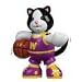 Webkinz Mini PVC Figure Shootin' Hoops Black and White Cat