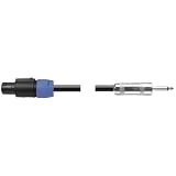 Hosa SKN-610Q ZIP Cable Speakon - 1/4-Inch TS BK 10 Feet