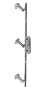 Eglo 81859A Milano 3 Light Track Light Fixture, Nickel/Chrome