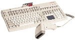 Blk USB Kbd with 3 Trk Msr Touchp 2 Dsps 59 Prog. 41 Rel. Keys.