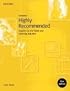 Highly Recommended: English for the Hotel and Catering Industry Workbook