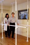 1 Horizontal Rail (100) with Clams (need 2x SuperPole) (up to 300 lbs)