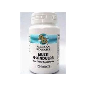 American Biologics Multi-Glandular 100 tabs