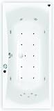 Saninova Arosa 1700x750mm - 21 Jet Double Ended Deep Whirlpool Bath