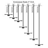 Kichler 360002DBK 24 Distressed Down Rod