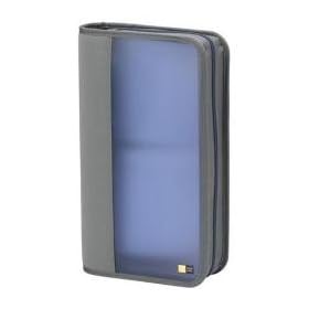 Case Logic - BCW72 - Etui pour 72 CD - plastic souple - Gris et Bleu