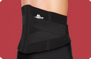 Thermoskin Lumbar Support, Back Support, Black, Large
