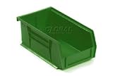 Akro Bins Stacking Bin 4-1/8 X 7-3/8 X 3 Green. Package of 24