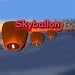 Skyballon Himmelslaterne Lampion pink