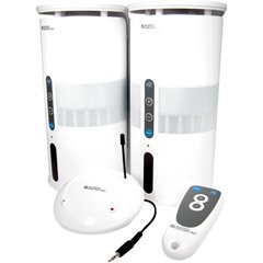 Cables Unlimited Audio Unlimited SPK-VELO-W Premium 900Mhz Wireless Indoor/Outdoor Speakers with Remote (White)