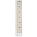 Hallowell U1288-6PT Parchment Steel Premium Box Locker, 1 Wide with 6 Opening, 6 Tier, 12" Width x 78" Height x 18" Depth, Knock Down