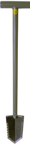 Lesche T- Handle Deluxe Heavy Duty Metal Detecting Shovel with Serrated Edge