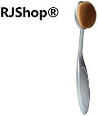 Jstores® Pro Cosmetic Makeup Face Powder Blusher Toothbrush Curve Brush Foundation Tool-Silver