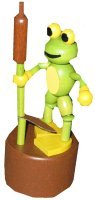 Childrens Toyshop  Toys : Detoa Push Up Frog
