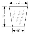 Gaslight Pane for Arkla, Cranbrook, Coronett II, Ducane, Moonglow Steel and Gaslight America