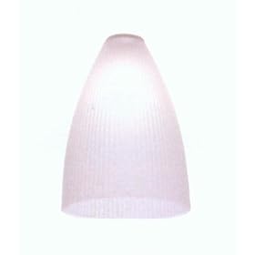 Frosted Ribbed Glass Bronze Pendant Lamp