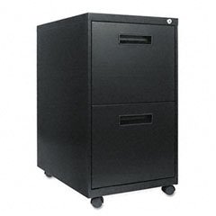 Mobile File Cabinet - Black