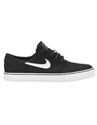 Nike Zoom Stefan Janoski CNVS Mens Shoes - Black/White-Gum Light Brown-Metallic Gold, US (10.0)