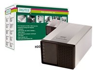 DIGITUS 2fach HDD Gehaeuse 8,9cm 3,5Zoll USB2.0 + eSATA fuer SATA-HDDs bis 1TB je HDD inkl Preisvergleich
