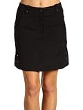 DKNY Women's 18" Skort (COLOR: Black, WOMENS SIZE:8)
