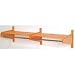 64 Coat and Hat Rack - Light Oak Finish (Light Oak) (11.5H x 65.75W x 15.5D)