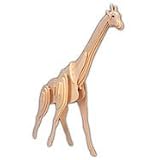 Giraffe 3D Puzzle Uncolored by Discovery Bay Games