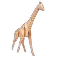 Giraffe 3D Puzzle Uncolored by Discovery Bay Games