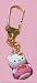 Sanrio Japanese Hello Kitty Kimono Dress Keychain/purse Charm Goldtone Image