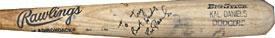 Kal Daniels Autographed Game Used Bat - Autographed MLB Bats