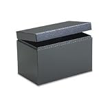 Buddy Products 558-4 Buddy Products 5 X 8 Steel Card File, 5 File Depth, 100-Card Cap, Black