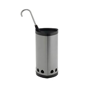 Triangular Umbrella Stand - Metallic Grey