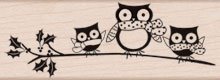 Three Owls by Hero Arts