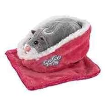 Go Go Hamster Accessory Pack - Bed & Blanket (Hamster Not Included) - Pink