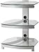Omnimount G-303 High Gloss Black Stellar Series Audio Tower