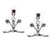 Cheerleader - Splits Hot Pink Swarovski Post Charm Earrings [Jewelry]