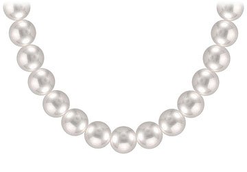 Tahitian Pearl Necklace : 18K White Gold 12.00 - 14.00 MM