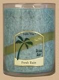 Aloha Bay Scented Palm Wax Deco Candle Jars Fresh Rain