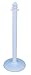 Vestil PCB-B-F Plastic Floor Mount Post for Chain Barricade, 2-1/2