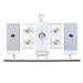 Electronics : iLuv I9200-WHT 4-CD Hi-Fi Audio System with iPod Docking Station (White)