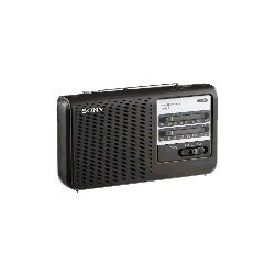 Sony ICF38 Portable AM/FM Radio (Black)