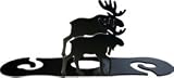Moose Wine Bottle Caddy / Wine Glass Holder - Wine for Two - Wrought Iron
