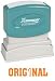 Xstamper One-Color Title Message Stamp, Original, Pre-Inked/Re-Inkable, Orange (1824)