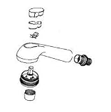 Delta Faucet Company RP21547WH Gourmet Replacement Spout Assembly, White