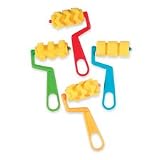 Chenille Kraft Company Products - Pattern Paint Roller, Foam, Zig Zag/Waves/Dots/Stripe - Sold as 1 ST - Foam Paint Rollers are designed to apply paint in patterns. The four rollers have zig zag, waves, dots and stripe patterns.