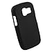 Solid Black Silicone Skin Gel Cover Case For Pantech Link P7040